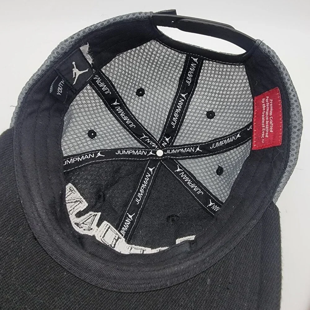 Jordan 23 Jumpman Youth Snapback Hat Gray‎ Black